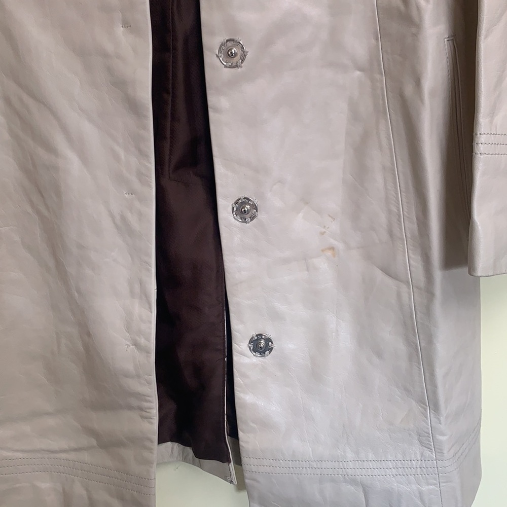 Coach Leather Car Coat - Picture 5 of 5